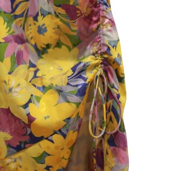 REVOLVE - For Love And Lemons Cassia Midi Dress Adjustable  Slit Size Large - Picture 9 of 14